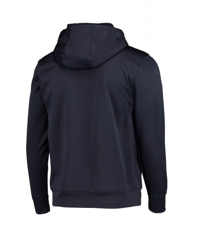 Men's Navy Houston Texans Combine Authentic Hard Hash Pullover Hoodie $30.36 Sweatshirt