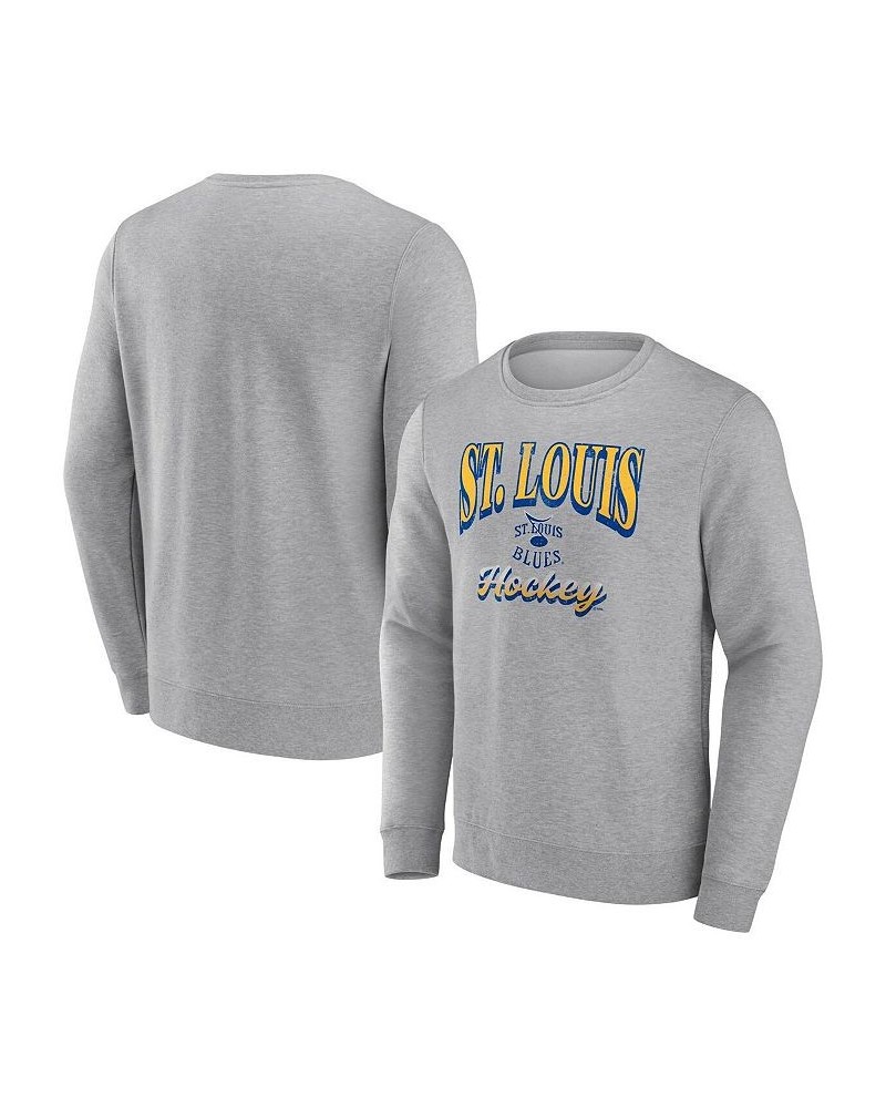 Men's Branded Heather Gray St. Louis Blues Special Edition 2.0 Pullover Sweatshirt $37.79 Sweatshirt