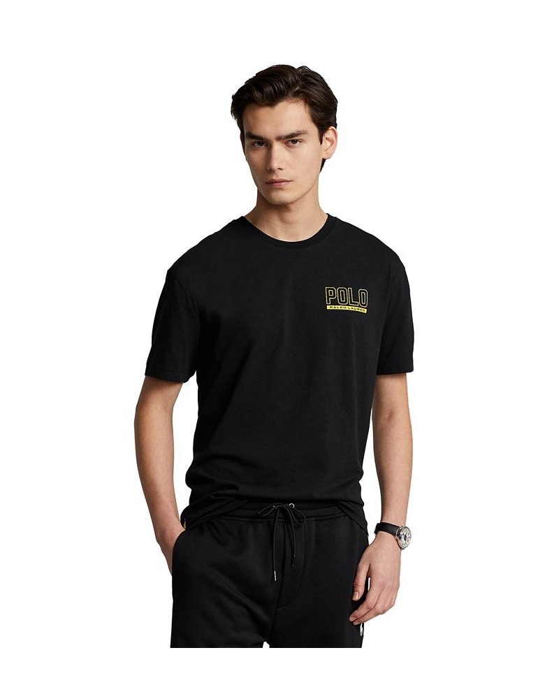 Men's Classic-Fit Logo Jersey Crewneck T-Shirt Black $36.75 T-Shirts