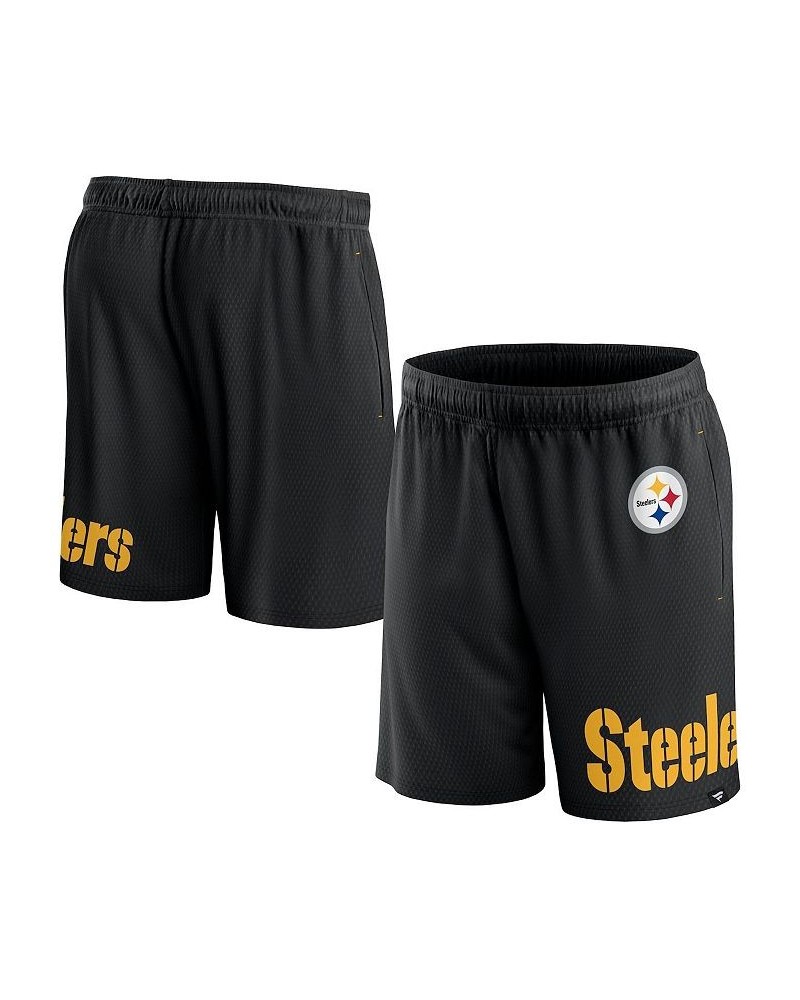 Men's Branded Black Pittsburgh Steelers Clincher Shorts $23.50 Shorts