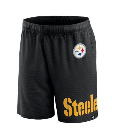 Men's Branded Black Pittsburgh Steelers Clincher Shorts $23.50 Shorts