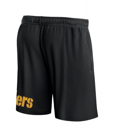 Men's Branded Black Pittsburgh Steelers Clincher Shorts $23.50 Shorts