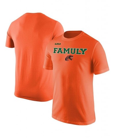 Men's x LeBron James Orange Florida A&M Rattlers Famuly Logo Collection Core T-shirt $17.10 T-Shirts