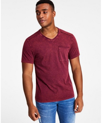 I.N.C. International Concepts Men's Acid Frayed V-Neck T-Shirt PD04 $11.39 T-Shirts