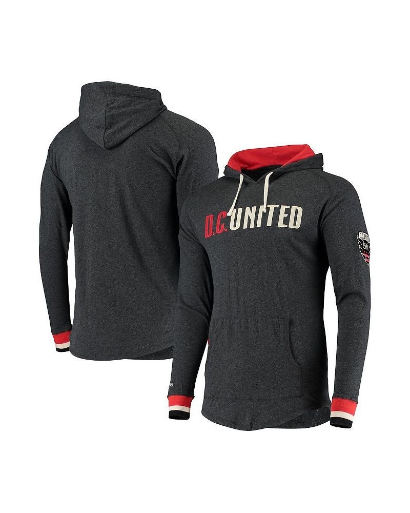 Men's Black D.C. United Lightweight Pullover Hoodie $38.70 Sweatshirt