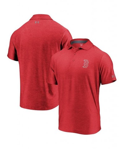 Men's Red Boston Red Sox Playoff Outline Left Chest Performance Polo $32.86 Polo Shirts