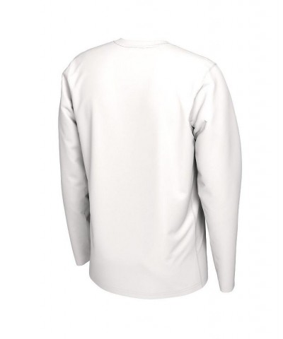 Men's White LSU Tigers 2021 Postseason Basketball Just Us Bench Legend Long Sleeve T-shirt $20.00 T-Shirts