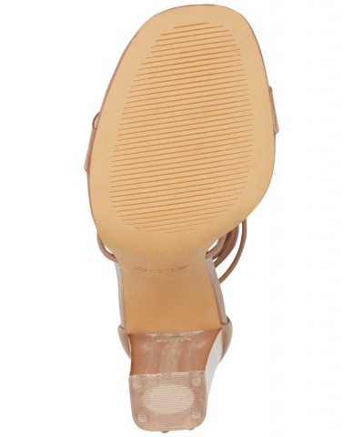 Onardonia Ankle-Tie Dress Sandals Tan/Beige $43.00 Shoes