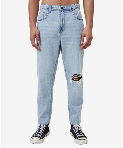 Men's Crop Tapered Jeans Blue $32.90 Jeans