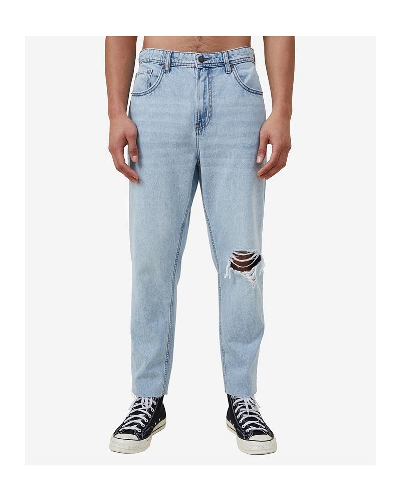 Men's Crop Tapered Jeans Blue $32.90 Jeans