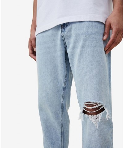 Men's Crop Tapered Jeans Blue $32.90 Jeans