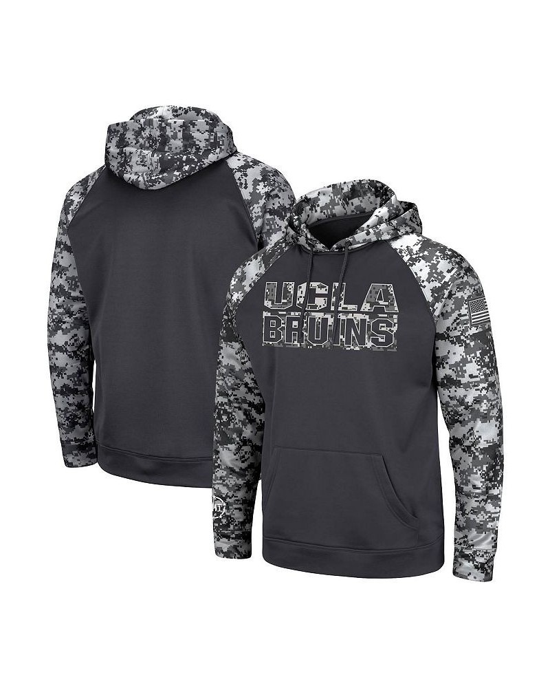 Men's Charcoal UCLA Bruins OHT Military-Inspired Appreciation Digital Camo Pullover Hoodie $30.75 Sweatshirt