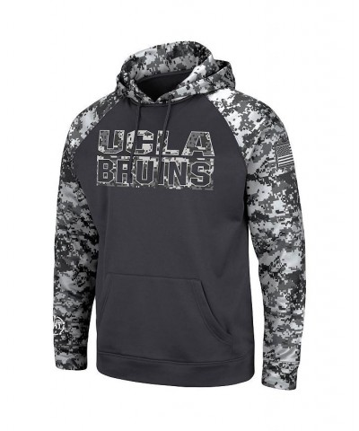 Men's Charcoal UCLA Bruins OHT Military-Inspired Appreciation Digital Camo Pullover Hoodie $30.75 Sweatshirt