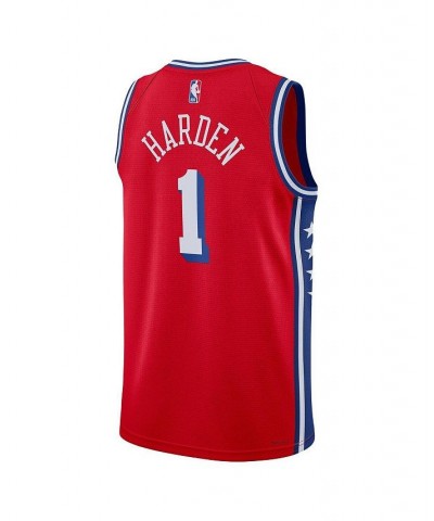 Men's Brand James Harden Red Philadelphia 76ers 2022/23 Statement Edition Swingman Jersey $49.40 Jersey