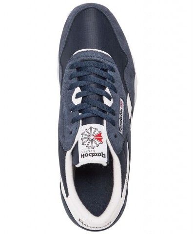 Men's Classic Nylon Casual Sneakers Blue $34.00 Shoes