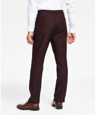 Men's TH Flex Modern Fit Four-Pocket Twill Pants Red $23.04 Pants