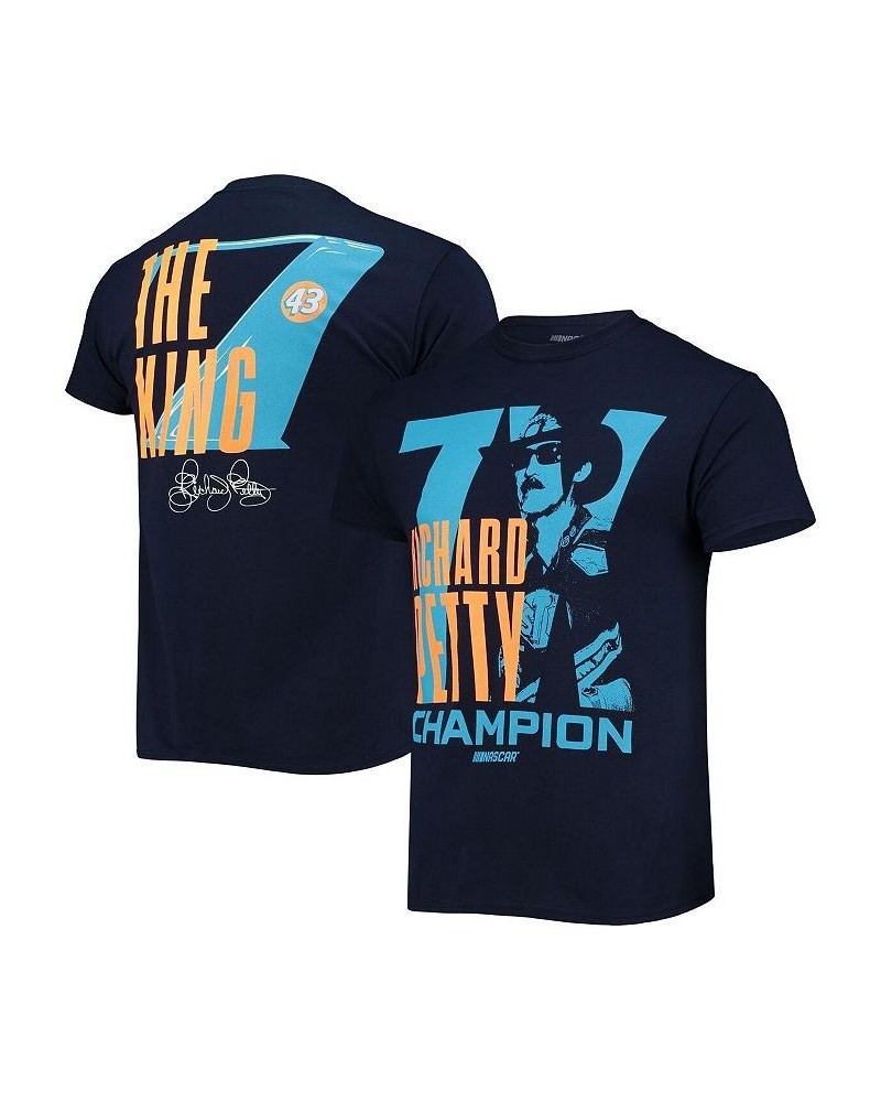 Men's Navy Richard Petty 7X Champion T-shirt $17.86 T-Shirts