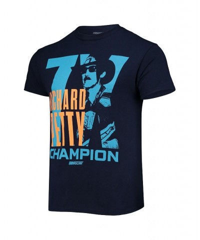 Men's Navy Richard Petty 7X Champion T-shirt $17.86 T-Shirts