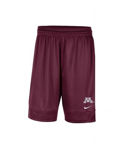 Men's Maroon Minnesota Golden Gophers Fast Break Team Performance Shorts $18.00 Shorts