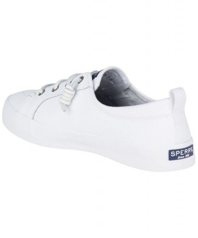 Women's Crest Vibe Leather Sneaker White $46.55 Shoes