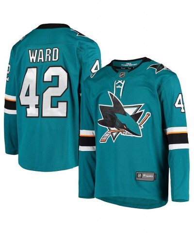 Men's Branded Joel Ward Teal San Jose Sharks Breakaway Home Player Jersey $72.00 Jersey