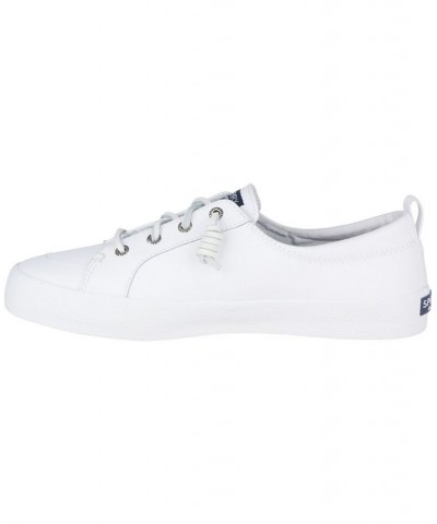 Women's Crest Vibe Leather Sneaker White $46.55 Shoes