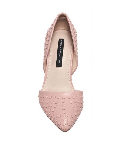 Women's Forever Studded Pumps Pink $57.96 Shoes