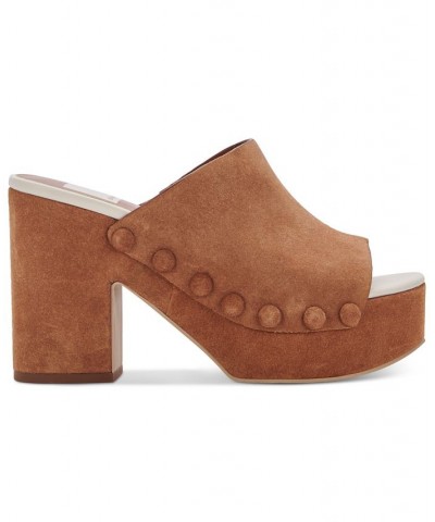 Women's Emol Platform Clogs Green $57.80 Shoes