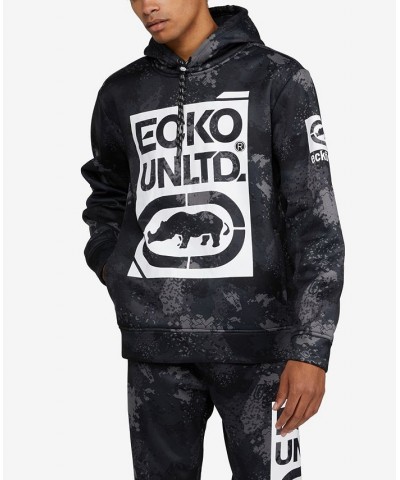 Men's Sponge Cake Hoodie Black $34.68 Sweatshirt