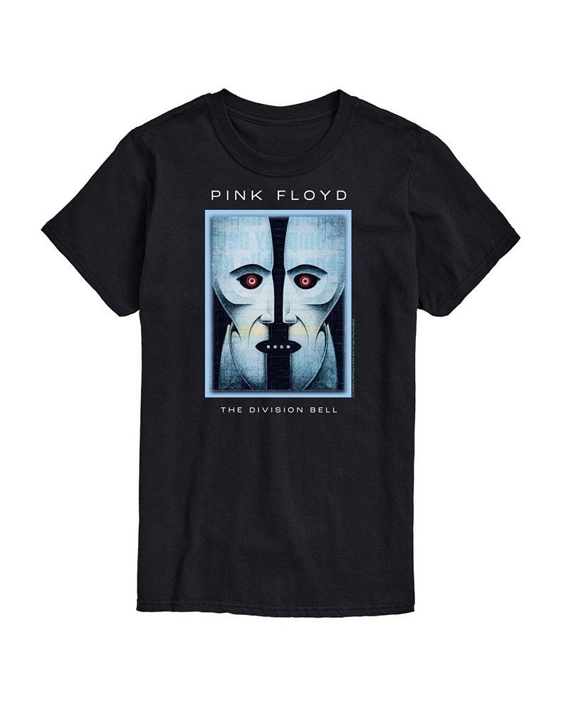 Men's Pink Floyd Division Bell T-shirt Black $16.10 T-Shirts