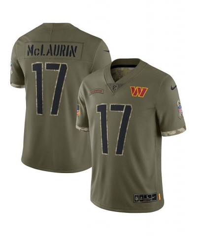 Men's Terry McLaurin Olive Washington Commanders 2022 Salute To Service Limited Jersey $49.30 Jersey