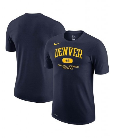 Men's Navy Denver Nuggets Essential Heritage Performance T-shirt $18.90 T-Shirts