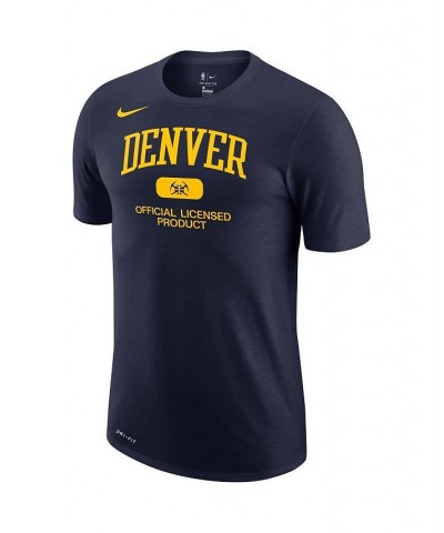 Men's Navy Denver Nuggets Essential Heritage Performance T-shirt $18.90 T-Shirts