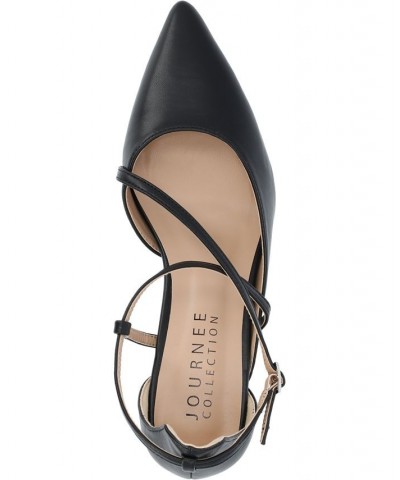 Women's Galvinn Crisscross Heel Black $40.85 Shoes