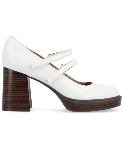 Women's Shasta Platform Heels Bone $52.99 Shoes