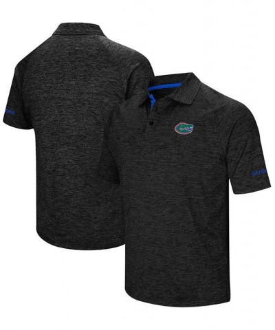 Men's Heather Black Florida Gators Down Swing Polo Shirt $24.50 Polo Shirts