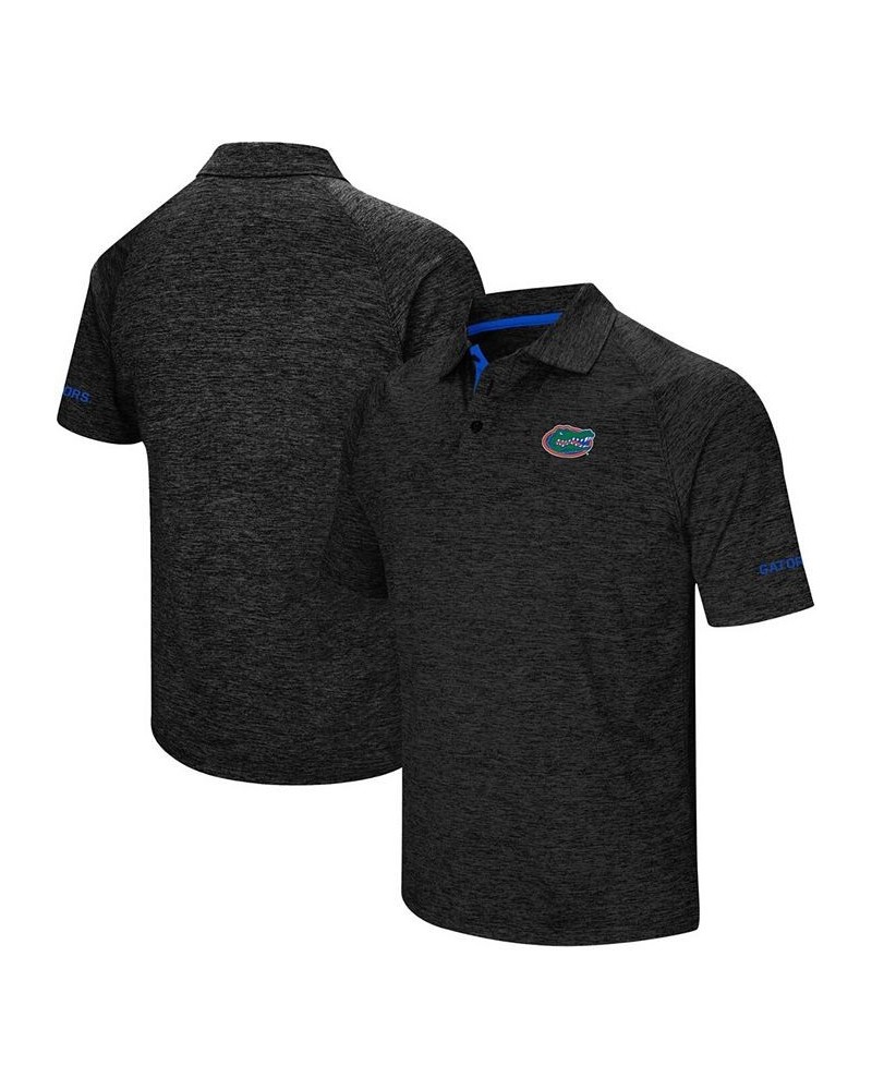 Men's Heather Black Florida Gators Down Swing Polo Shirt $24.50 Polo Shirts