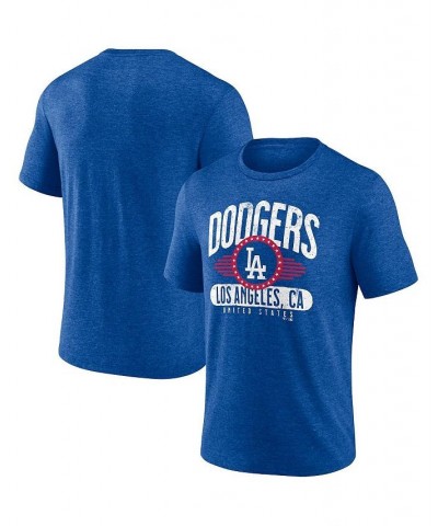 Men's Branded Heathered Royal Los Angeles Dodgers Badge of Honor Tri-Blend T-shirt $21.15 T-Shirts