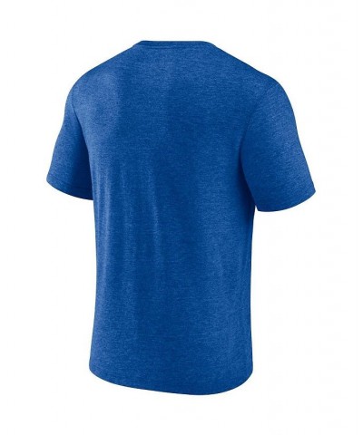 Men's Branded Heathered Royal Los Angeles Dodgers Badge of Honor Tri-Blend T-shirt $21.15 T-Shirts