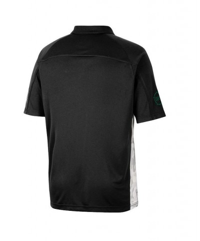 Men's Black Hawaii Warriors OHT Military-Inspired Appreciation Snow Camo Polo Shirt $32.99 Polo Shirts