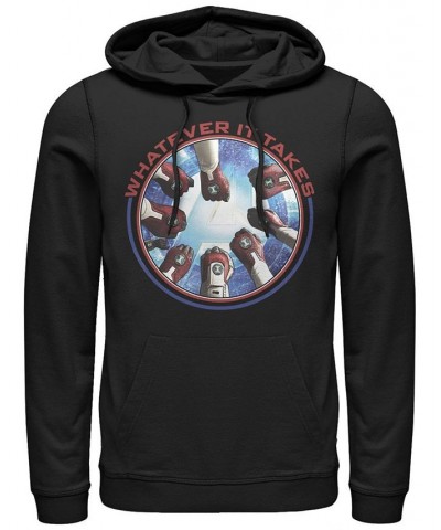 Marvel Men's Avengers Endgame Whatever It Takes Fist Bump, Pullover Hoodie Black $27.06 Sweatshirt