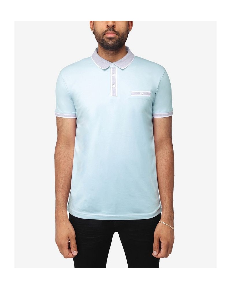 Men's Comfort Tipped Polo Shirt PD03 $20.58 Polo Shirts