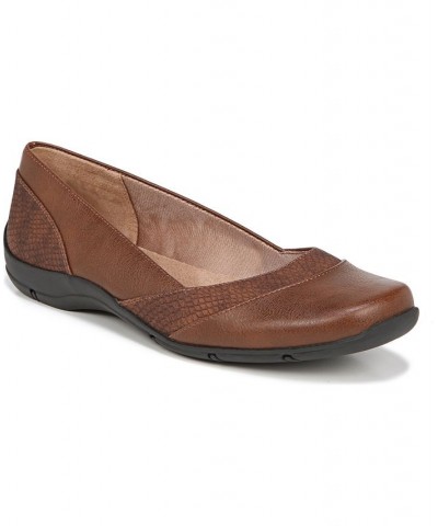 Deja Vu Ballerina Flats Tan/Beige $37.50 Shoes