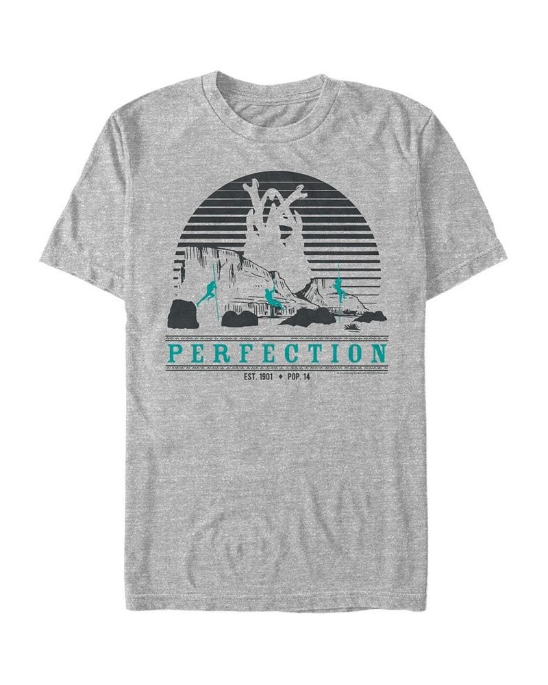 Tremors Men's Perfection Sunset Short Sleeve T-Shirt Gray $18.89 T-Shirts