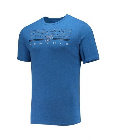 Men's Heathered Charcoal, Royal Memphis Tigers Meter T-shirt and Pants Sleep Set $35.69 Pajama