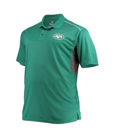 Men's Branded Green, Charcoal New York Jets Big and Tall Polo Shirt $20.80 Polo Shirts