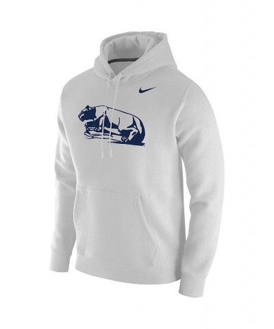 Men's White Penn State Nittany Lions Vintage-Like School Logo Pullover Hoodie $40.80 Sweatshirt