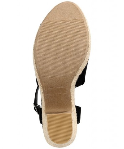 Fey Espadrille Dress Sandals Black $34.19 Shoes