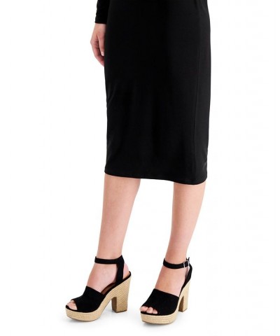 Fey Espadrille Dress Sandals Black $34.19 Shoes