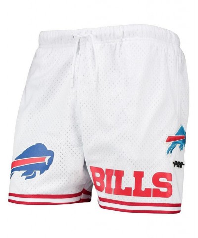 Men's White, Red Buffalo Bills Mesh Shorts $48.00 Shorts